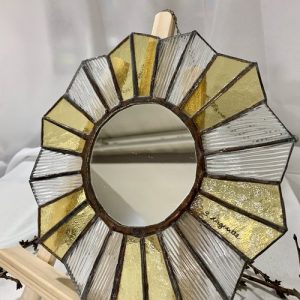 Miroir Louis jaune