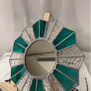 Miroir louis vert