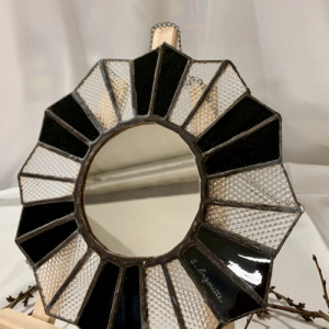 Miroir Louis noir