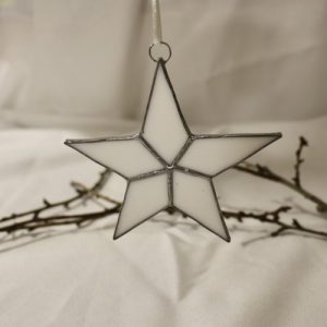 Etoile de Noël 5 branches en vitrail