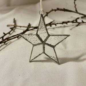 Etoile de Noël 5 branches en vitrail