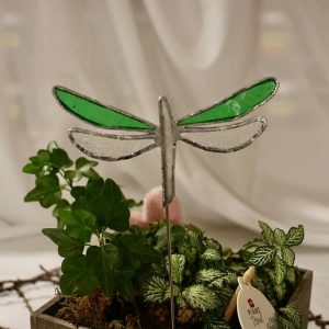 Tige pour plante - Libellule Verte