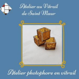 photophore en vitrail Tiffany