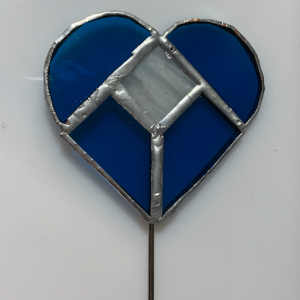 Tige Coeur bleu