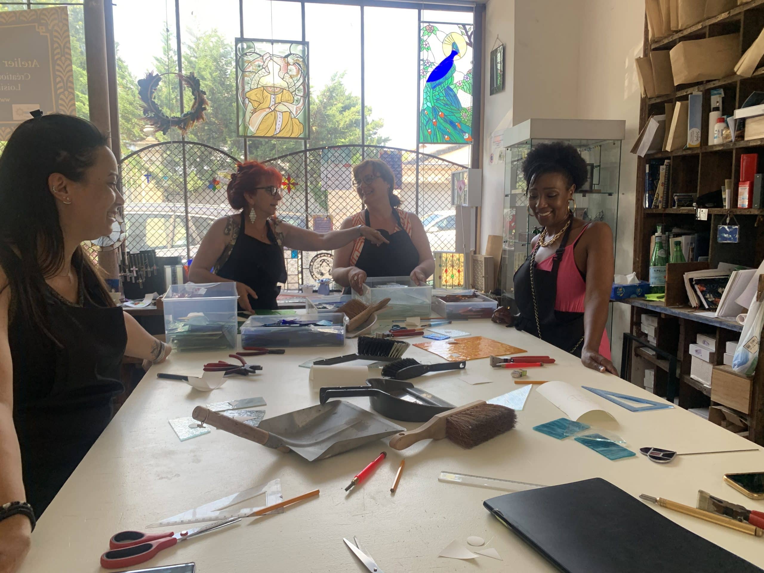 Ateliers et stages de vitrail